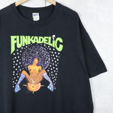 画像1: 2000's FUNKADELIC "Afro Girl" ファンクバンドTシャツ BLACK 2X (1)