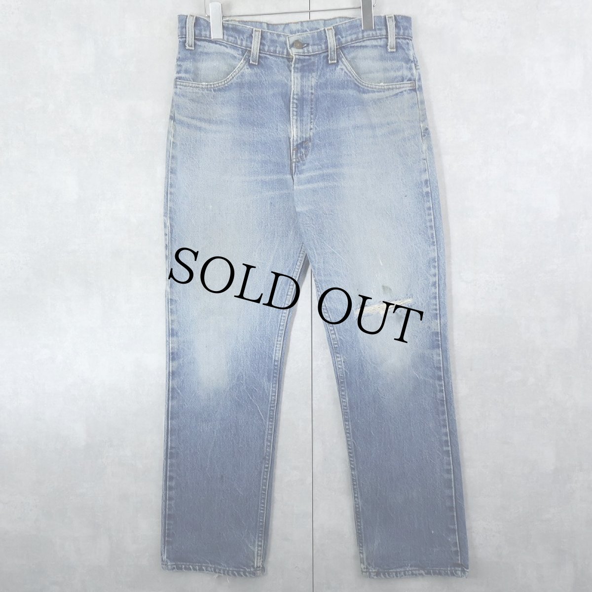 画像1: 80's Levi's 517 オレンジタブ ブーツカットデニムパンツ W31 (1)