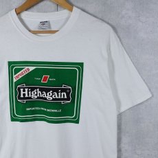 画像1: Highagain パロディプリントTシャツ L (1)