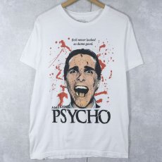 画像1: AMERICAN PSYCHO ホラー映画 プリントTシャツ M (1)