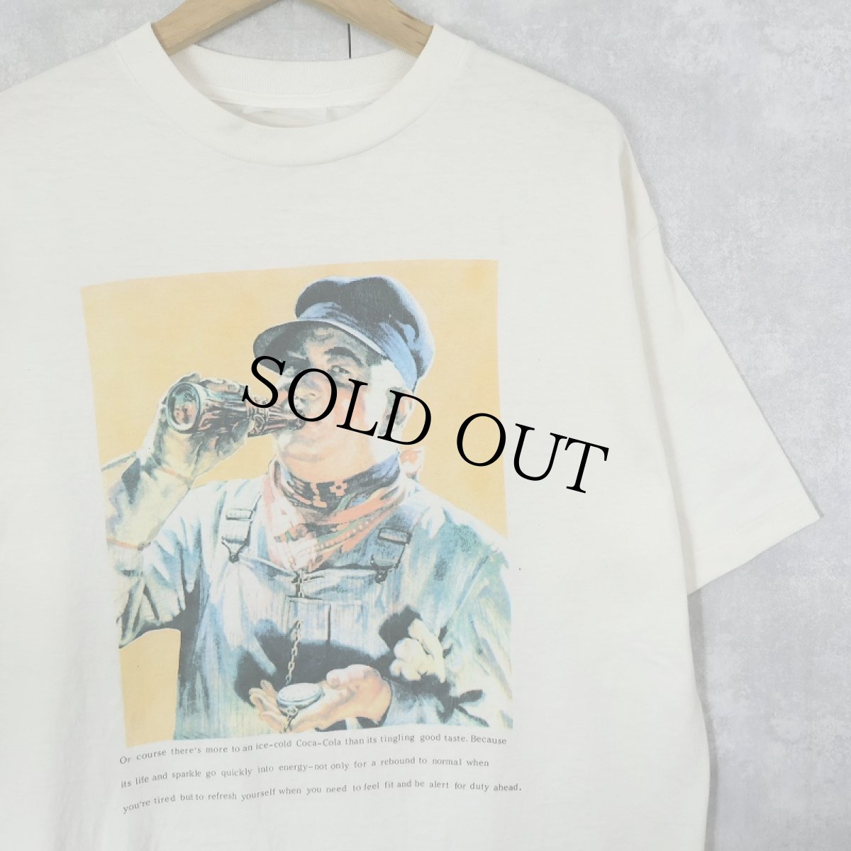 画像1: 90's Coca-Cola 飲料メーカー "Of course there's more to..." プリントTシャツ (1)