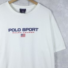 画像1: 90's POLO SPORT Ralph Lauren ロゴプリントTシャツ XL (1)