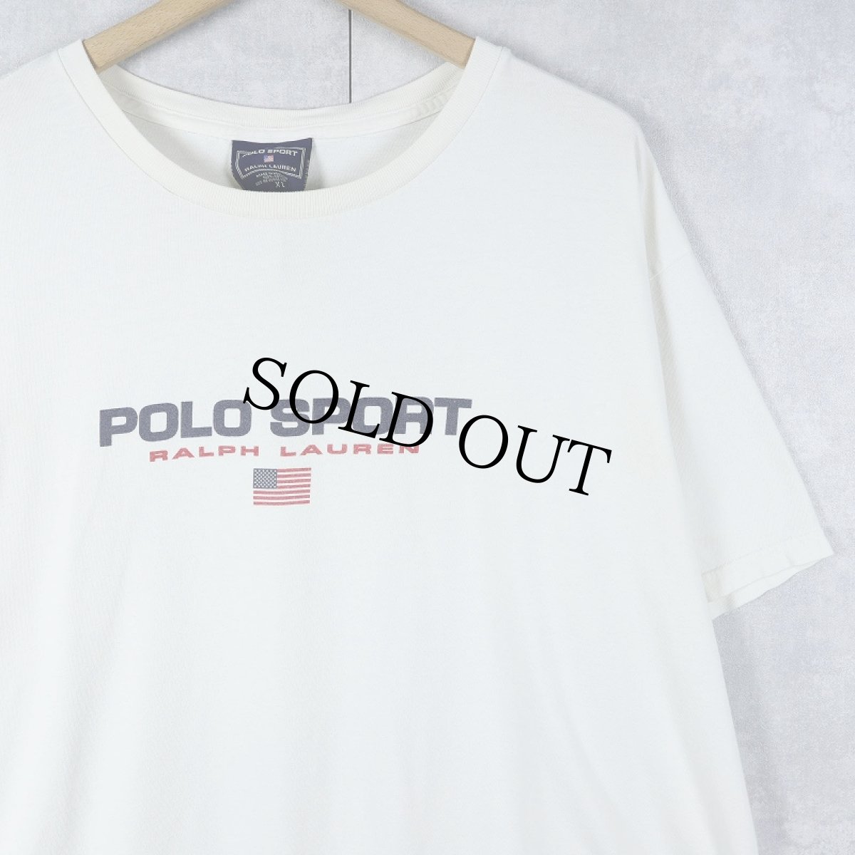 画像1: 90's POLO SPORT Ralph Lauren ロゴプリントTシャツ XL (1)