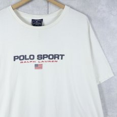 画像1: 90's POLO SPORT Ralph Lauren ロゴプリントTシャツ XL (1)