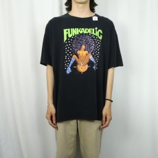 画像2: 2000's FUNKADELIC "Afro Girl" ファンクバンドTシャツ BLACK 2X (2)