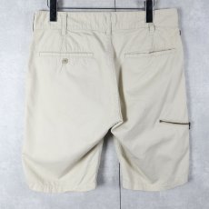 画像2: 90's GOODENOUGH ロゴ刺繍 コットンショーツ W31 (2)