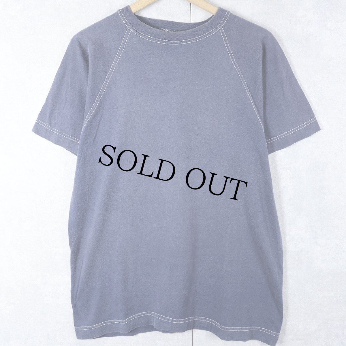 画像1: 60's Sportwear 無地ラグランTシャツ NAVY XL (1)