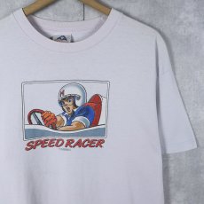 画像1: 2000's SPEED RACER アニメプリントTシャツ L (1)