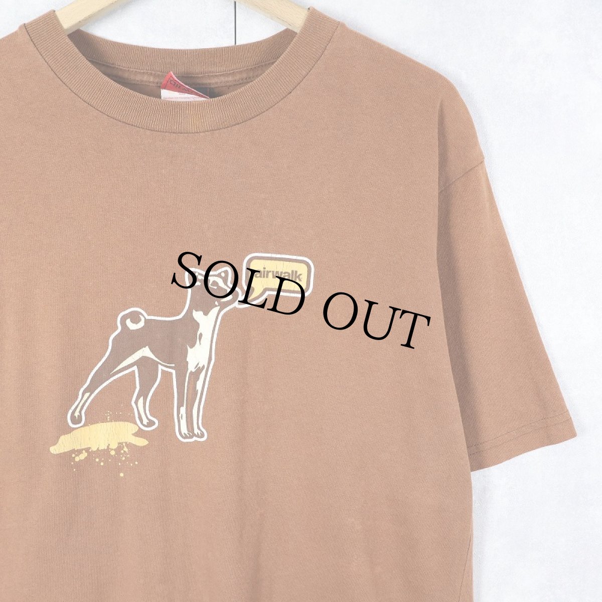 画像1: AIRWALK 犬イラストプリントTシャツ (1)