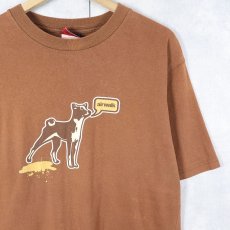 画像1: AIRWALK 犬イラストプリントTシャツ  (1)