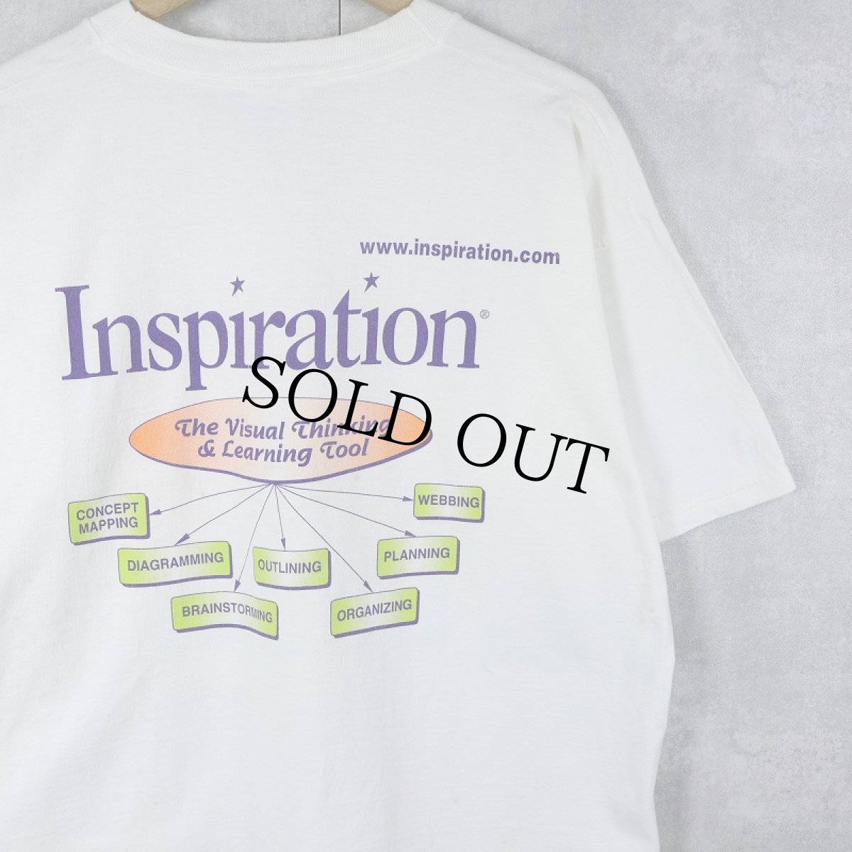 画像2: 90〜2000's Inspiration Software ソフトウェア開発企業 プリントTシャツ XL (2)
