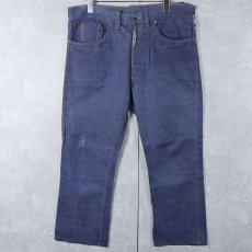 画像1: VINTAGE バッドダイ フレアデニムパンツ W35 (1)