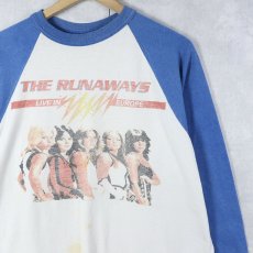 画像1: THE RUNAWAYS "LIVE IN EUROPE" ガールズロックバンド ツアープリントTシャツ L (1)
