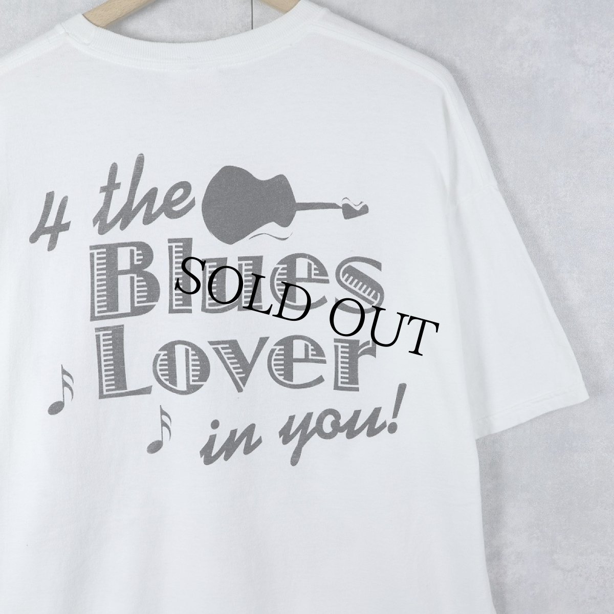 画像2: B.B.KING etc.. "4 the Blues Lover in you" ブルースシンガープリントTシャツ XL (2)