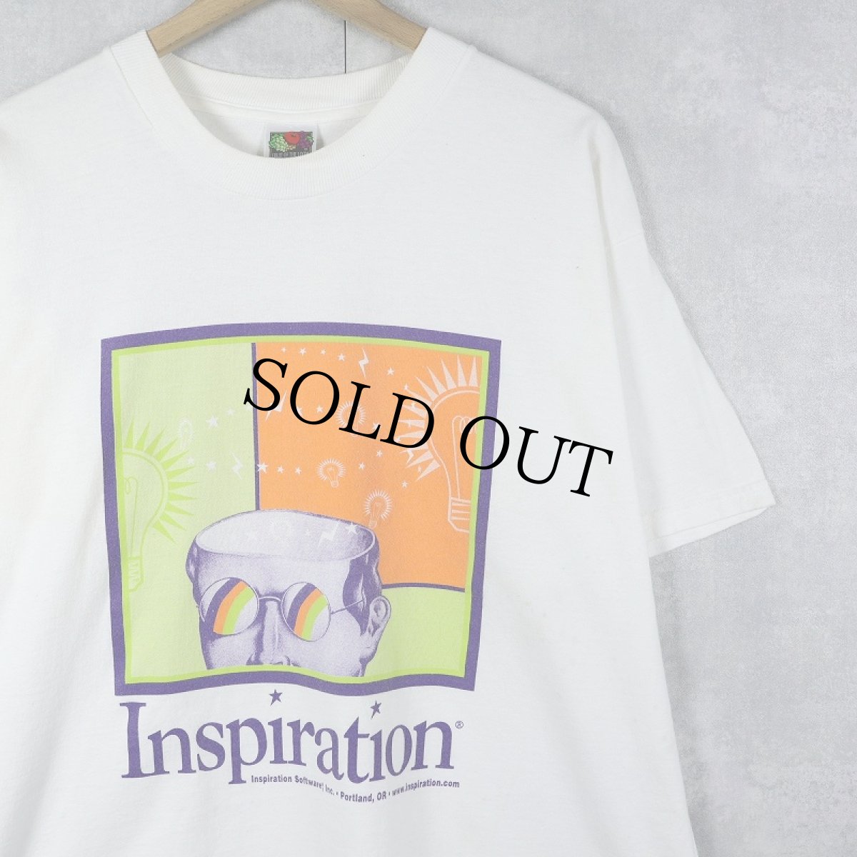 画像1: 90〜2000's Inspiration Software ソフトウェア開発企業 プリントTシャツ XL (1)