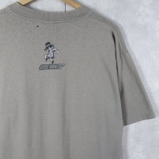 画像2: 90's STEEL WINGS USA製 イラストプリントTシャツ L (2)