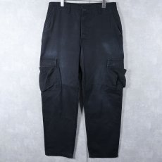 画像1: U.S. ARMY BDUカーゴパンツ BLACK MEDIUM-LONG (1)