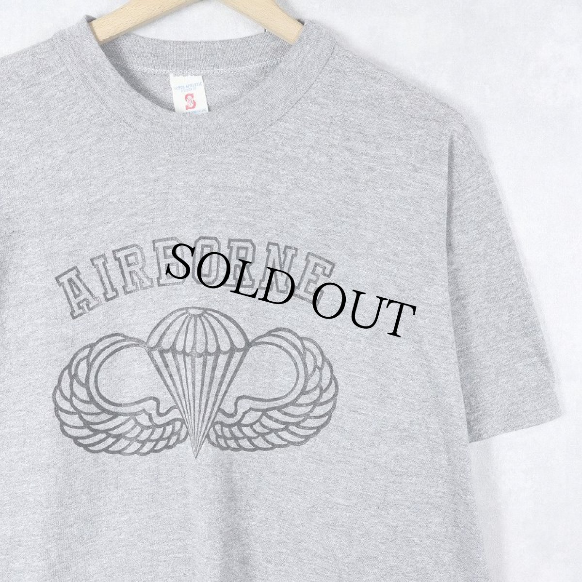 画像1: 80's USA製 AIR BORNE プリントTシャツ XL (1)