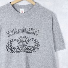 画像1: 80's USA製 AIR BORNE プリントTシャツ XL (1)