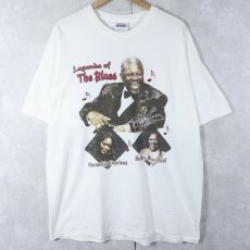 画像1: B.B.KING etc.. "4 the Blues Lover in you" ブルースシンガープリントTシャツ XL (1)