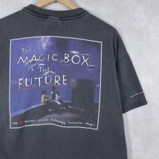 画像2: 90〜2000's IBM "THE MAGIC BOX IS THE FUTURE" コンピューター企業 キャンペーンプリントTシャツ BLACK L (2)
