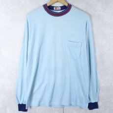 画像1: 70〜80's Munsingwear USA製 ポケットロンT L (1)