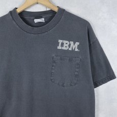 画像1: 90〜2000's IBM "THE MAGIC BOX IS THE FUTURE" コンピューター企業 キャンペーンプリントTシャツ BLACK L (1)