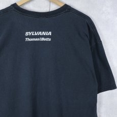 画像2: 90's〜 SYLVANIA Thomas&Betts 電気機器メーカー マイクプリントTシャツ BLACK (2)