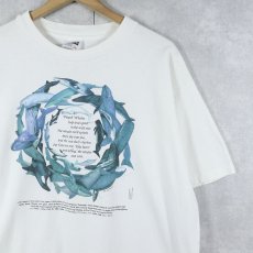 画像1: 90's JIM MORRIS USA製 イラストプリントTシャツ XL (1)