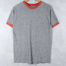 画像1: 70〜80's 無地リンガーTシャツ  (1)