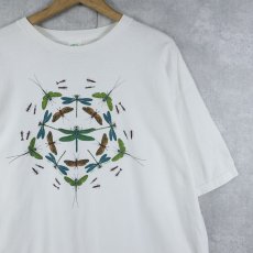 画像1: 90's LIBERTY GRAPHICS USA製 "S. Balch" 昆虫プリントTシャツ XL  (1)