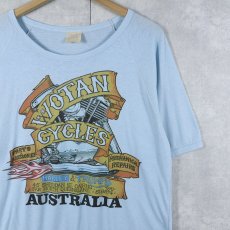 画像1: 70's Harley-Davidson "WOTAN CYCLES" プリントTシャツ SIZE22 (1)