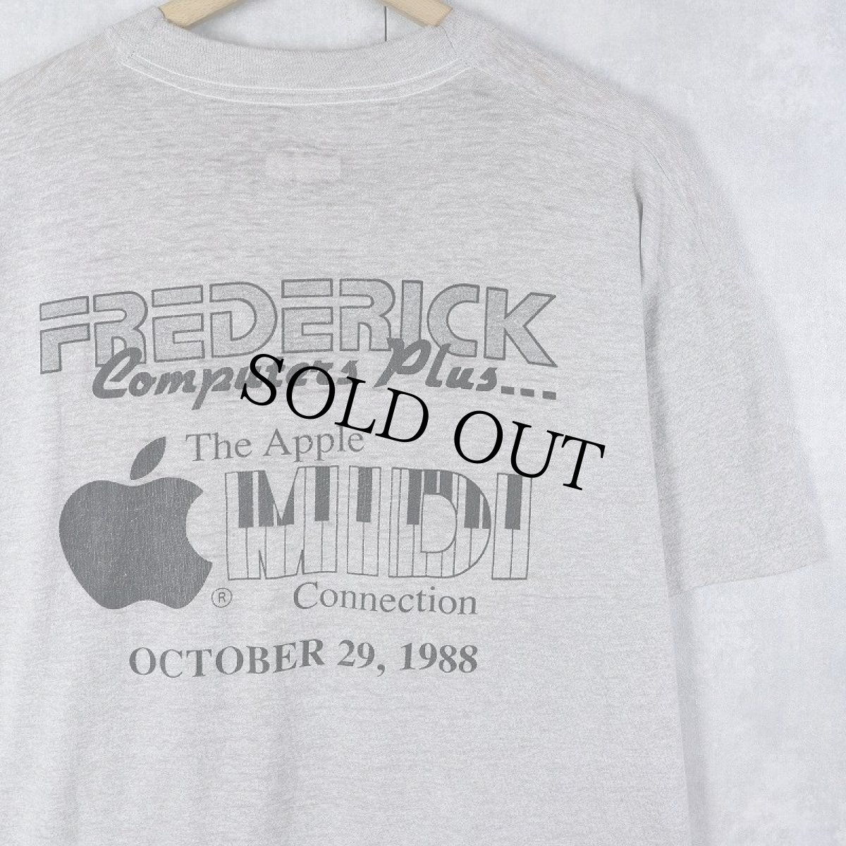 画像2: 80's Apple "FREDERICK Computers Plus..." ロゴプリントTシャツ (2)