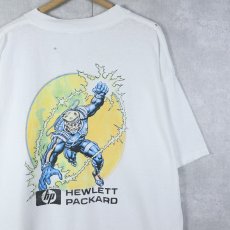 画像1: 2000's HEWLETT PACKARD コンピューター企業 イラストプリントTシャツ (1)
