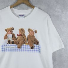 画像1: 90's ANNE GEDDES 赤ちゃんフォトアートプリントTシャツ L (1)