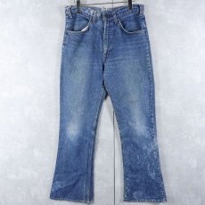 画像3: 80's Levi's 646 オレンジタブ ベルボトムデニムパンツ W31 (3)