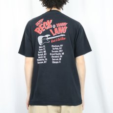 画像4: 90's Jeff Beck & Jonny Lang "Rock & Roll Show" ツアーTシャツ BLACK M (4)