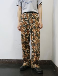 画像2: 80's SAFTBAK USA製 ダックハンターカモ柄 パンツ W32 (2)