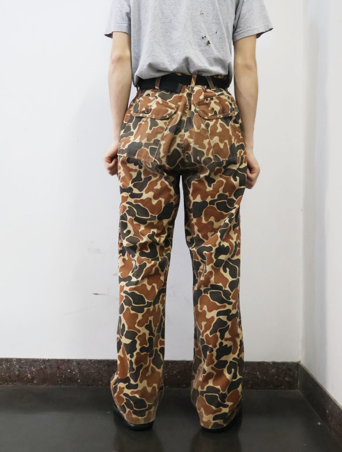 画像3: 80's SAFTBAK USA製 ダックハンターカモ柄 パンツ W32 (3)