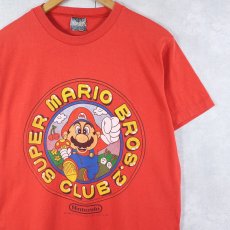 画像1: 80's NIntendo SUPER MARIO キャラクタープリントTシャツ L (1)