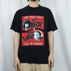 画像3: 90's Jeff Beck & Jonny Lang "Rock & Roll Show" ツアーTシャツ BLACK M (3)