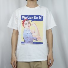 画像2: "We Can Do It!" 第二次世界大戦 ポスタープリントTシャツ L (2)