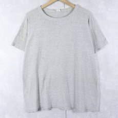 画像1: 70's Champion USA製 バータグ 霜降り無地Tシャツ XXL (1)