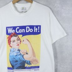 画像1: "We Can Do It!" 第二次世界大戦 ポスタープリントTシャツ M (1)