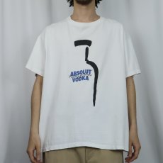画像2: 90's ABSOLUT VODKA USA製 ウォッカブランド プリントTシャツ XL (2)