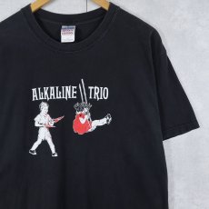 画像1: Alkaline Trio パンクロックバンド プリントTシャツ BLACK L (1)