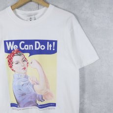 画像1: "We Can Do It!" 第二次世界大戦 ポスタープリントTシャツ L (1)