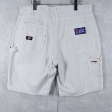 画像1: Dickies × SHERWIN WILLIAMS ペンキペイント ペインターショーツ W37 (1)