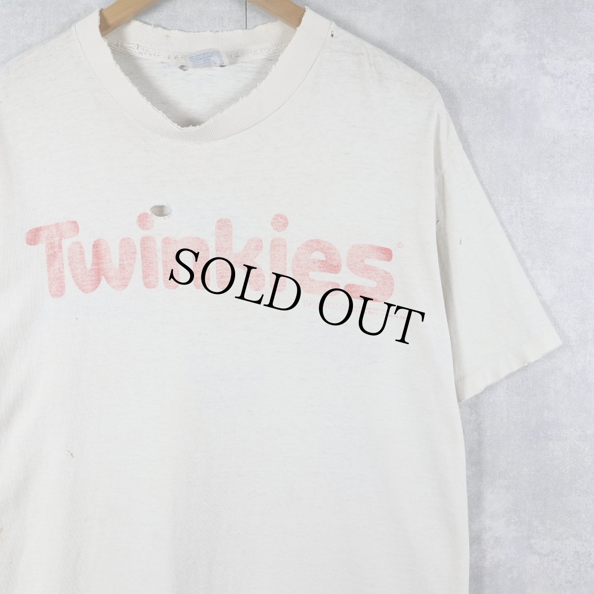 画像1: 90's Twinkies USA製 お菓子企業プリントTシャツ L (1)