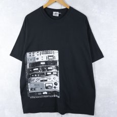 画像1: High Fidelity Disco プリントTシャツ BLACK XL (1)